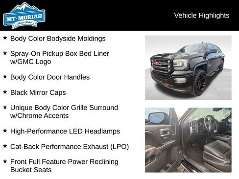 Used 2017 GMC Sierra 1500 SLT w/ All Terrain X Package image 24