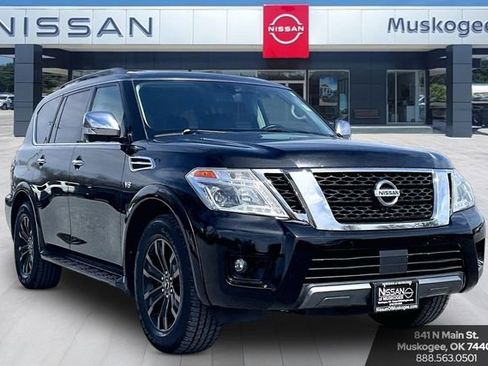 Used 2019 Nissan Armada Platinum w/ Captain's Chairs Package image 1