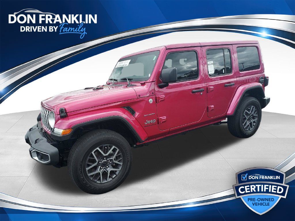 Used 2024 Jeep Wrangler Unlimited Sahara AWD/4WD 360° Tour