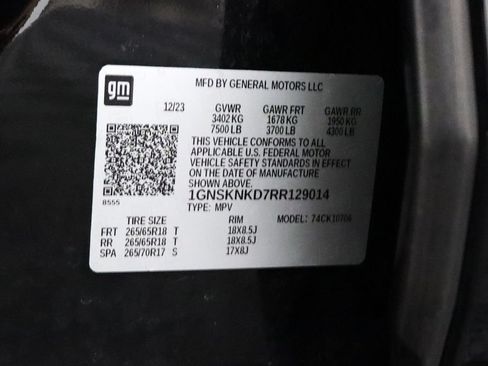 Certified 2024 Chevrolet Tahoe LT AWD/4WD image 33