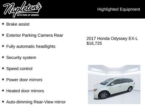 Used 2017 Honda Odyssey EX-L image 6