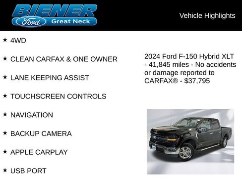 Used 2024 Ford F150 XLT w/ Mobile Office Package AWD/4WD image 9