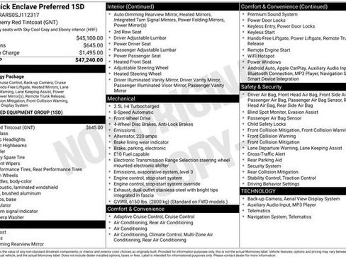 Used 2025 Buick Enclave Preferred image 32