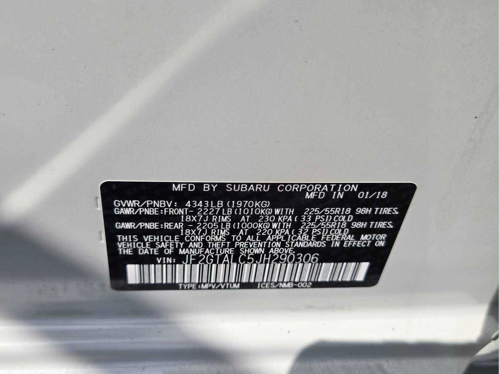 Used 2018 Subaru Crosstrek 2.0i Limited AWD/4WD image 21