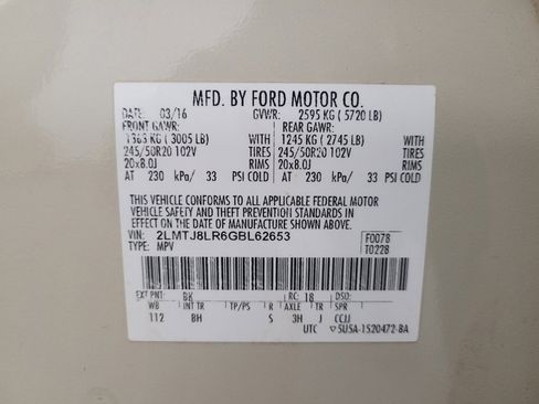 Used 2016 Lincoln MKX Reserve w/ Technology Package image 33