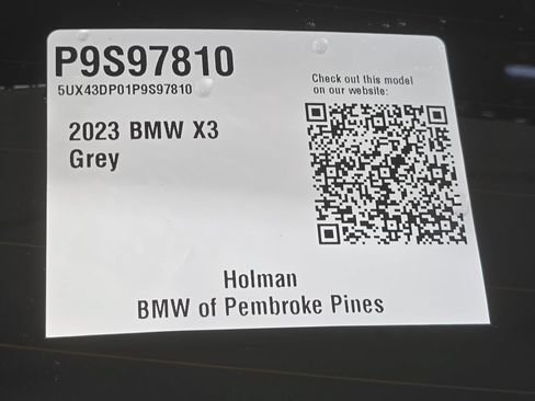 Certified 2023 BMW X3 sDrive30i w/ Convenience Package RWD image 23