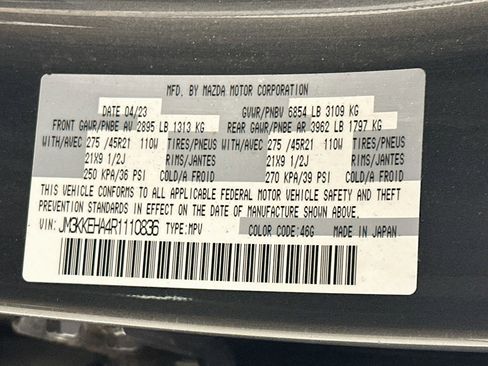 Used 2024 MAZDA CX-90 Plug-In Hybrid w/ Premium Plus AWD/4WD image 12
