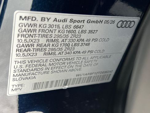 New 2026 Audi RS Q8 performance AWD/4WD image 27