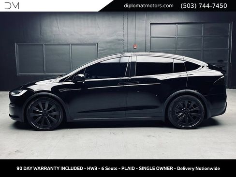Used 2022 Tesla Model X Plaid AWD/4WD image 3