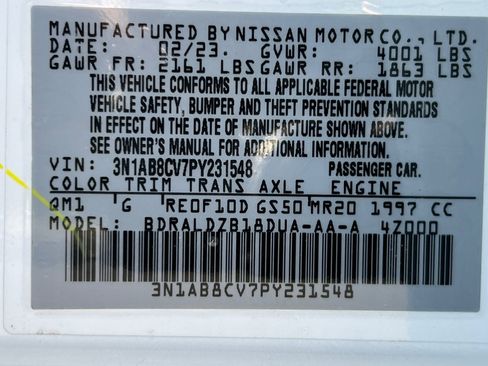 Used 2023 Nissan Sentra SV image 28