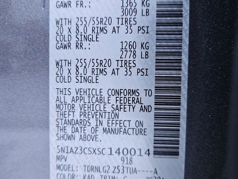 New 2025 Nissan Murano SL image 31