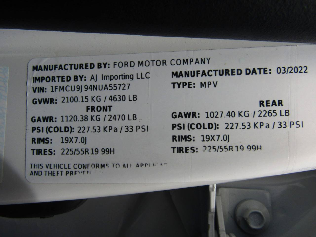 Used 2022 Ford Escape Titanium AWD/4WD image 27