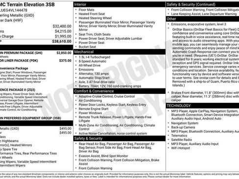 New 2027 GMC Terrain Elevation w/ Elevation Premium Package AWD/4WD image 3