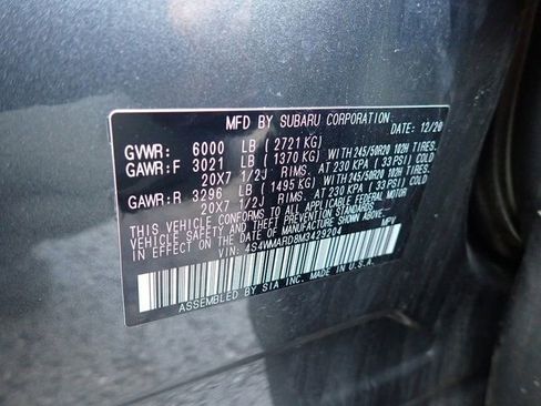 Used 2021 Subaru Ascent Touring w/ Popular Package #2A AWD/4WD image 14