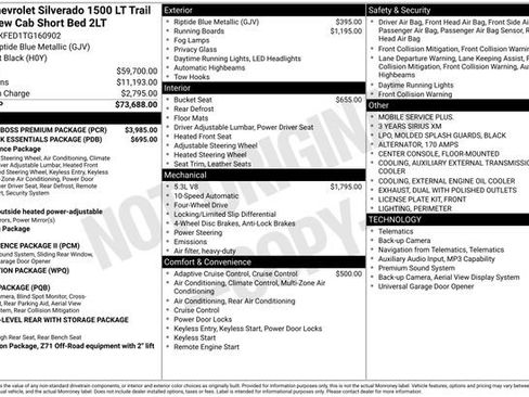 New 2026 Chevrolet Silverado 1500 LT Trail Boss w/ LT Trail Boss Premium Package image 27