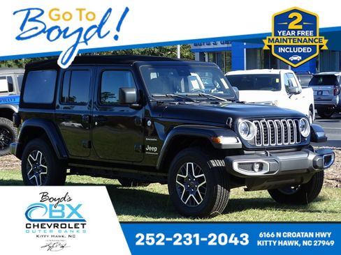 Used 2024 Jeep Wrangler Sahara w/ Technology Group image 1