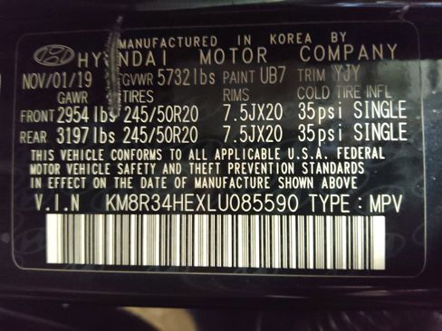 Used 2020 Hyundai Palisade SEL w/ Convenience Package FWD image 33