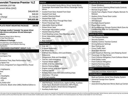 Used 2019 Chevrolet Traverse Premier image 30
