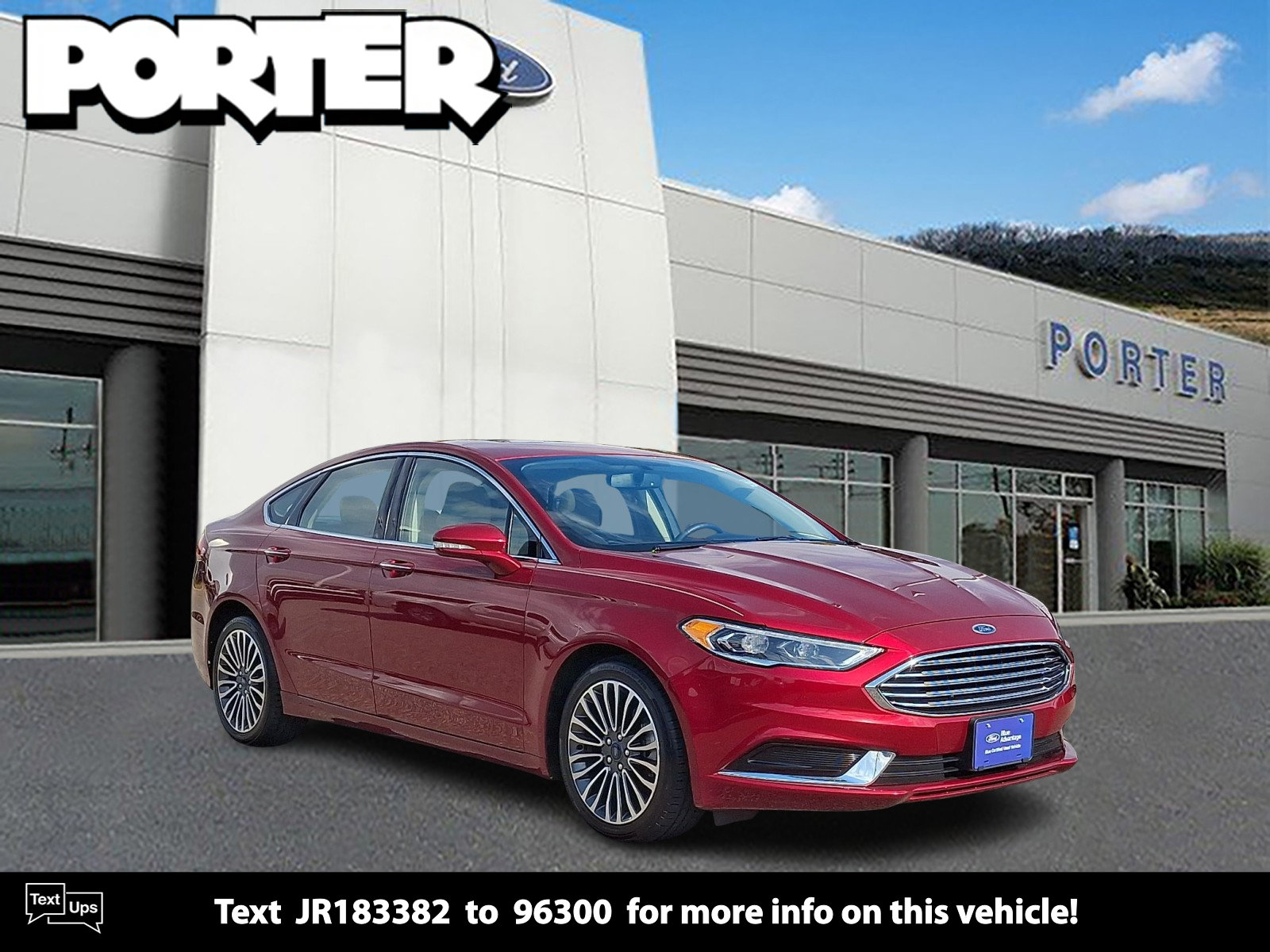 Certified 2018 Ford Fusion SE w/ Fusion SE Technology Package FWD image 1