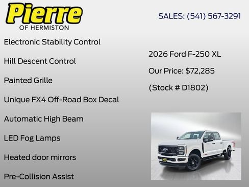 New 2026 Ford F250 XL w/ STX Appearance Package AWD/4WD image 24