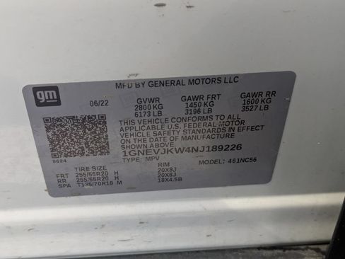 Used 2022 Chevrolet Traverse RS AWD/4WD image 10