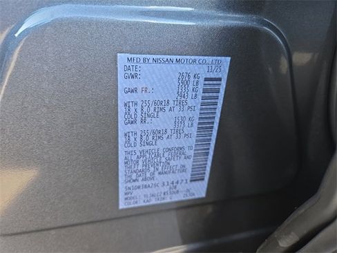 New 2025 Nissan Pathfinder SV w/ Black Appearance Package image 37