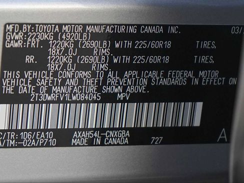 Used 2020 Toyota RAV4 Limited w/ Carpet Mat Package AWD/4WD image 30