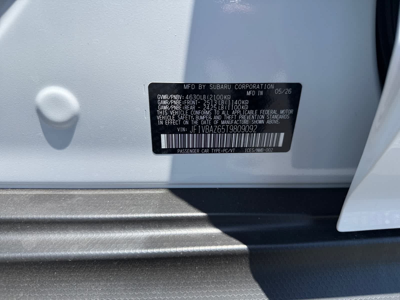 New 2026 Subaru WRX tS AWD/4WD image 25