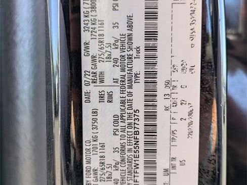 Certified 2022 Ford F150 XLT w/ Equipment Group 302A High image 25