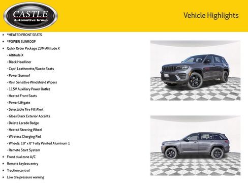 New 2025 Jeep Grand Cherokee Altitude image 3