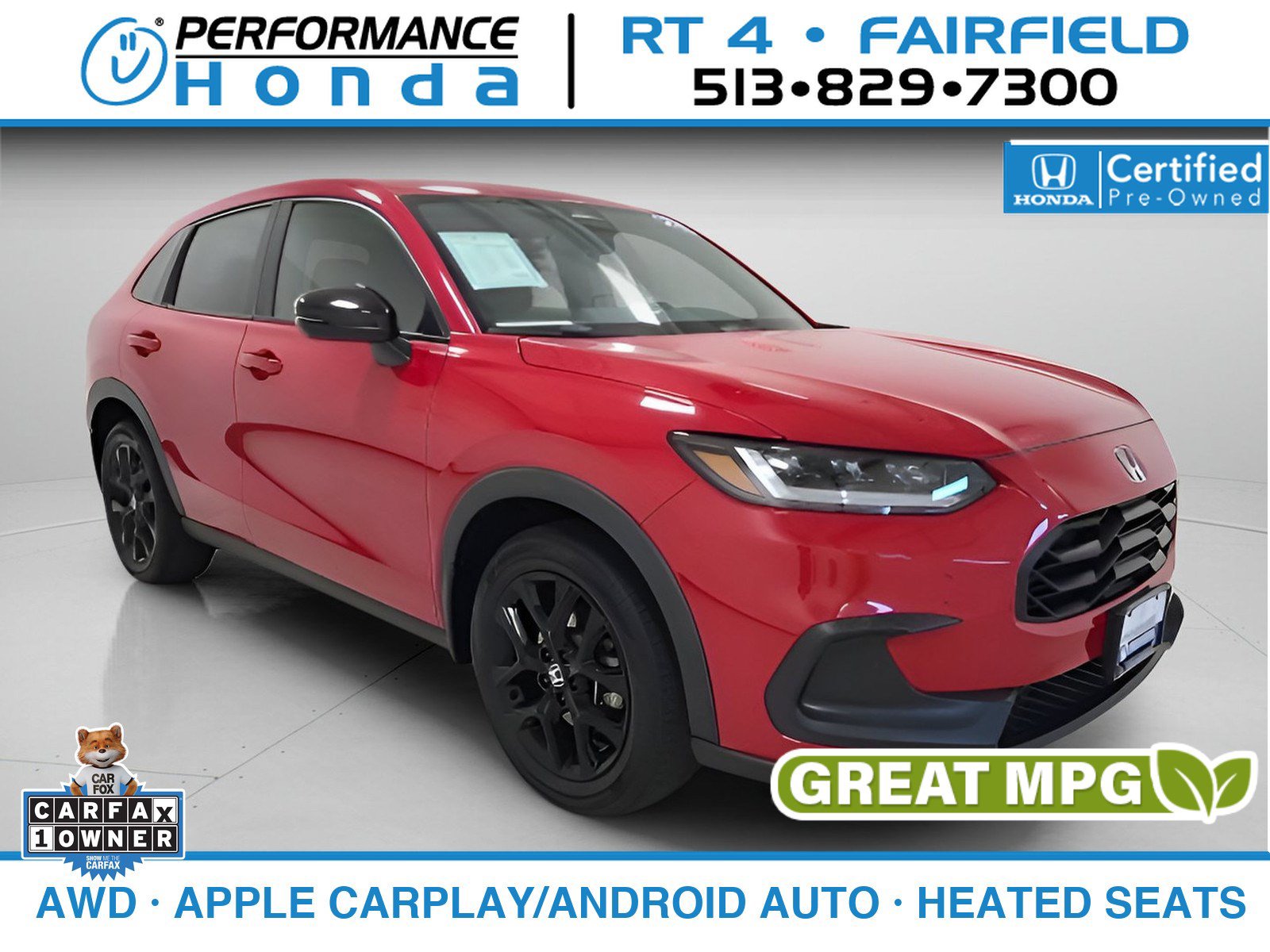 Certified 2024 Honda HR-V Sport image 1
