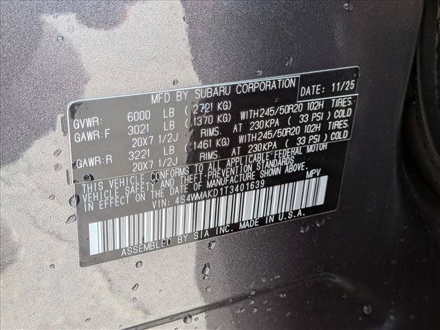 Certified 2026 Subaru Ascent Touring AWD/4WD image 26