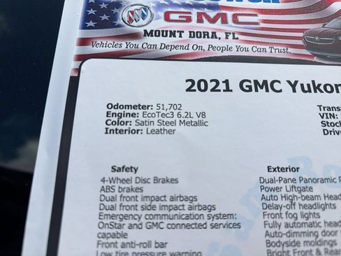 Certified 2021 GMC Yukon XL Denali w/ Denali Premium Package AWD/4WD image 36