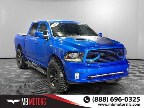 Used 2018 RAM 1500 Sport w/ Hydro Blue Sport Package image 1