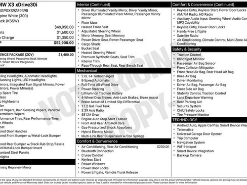 Certified 2025 BMW X3 xDrive30i w/ Convenience Package image 2