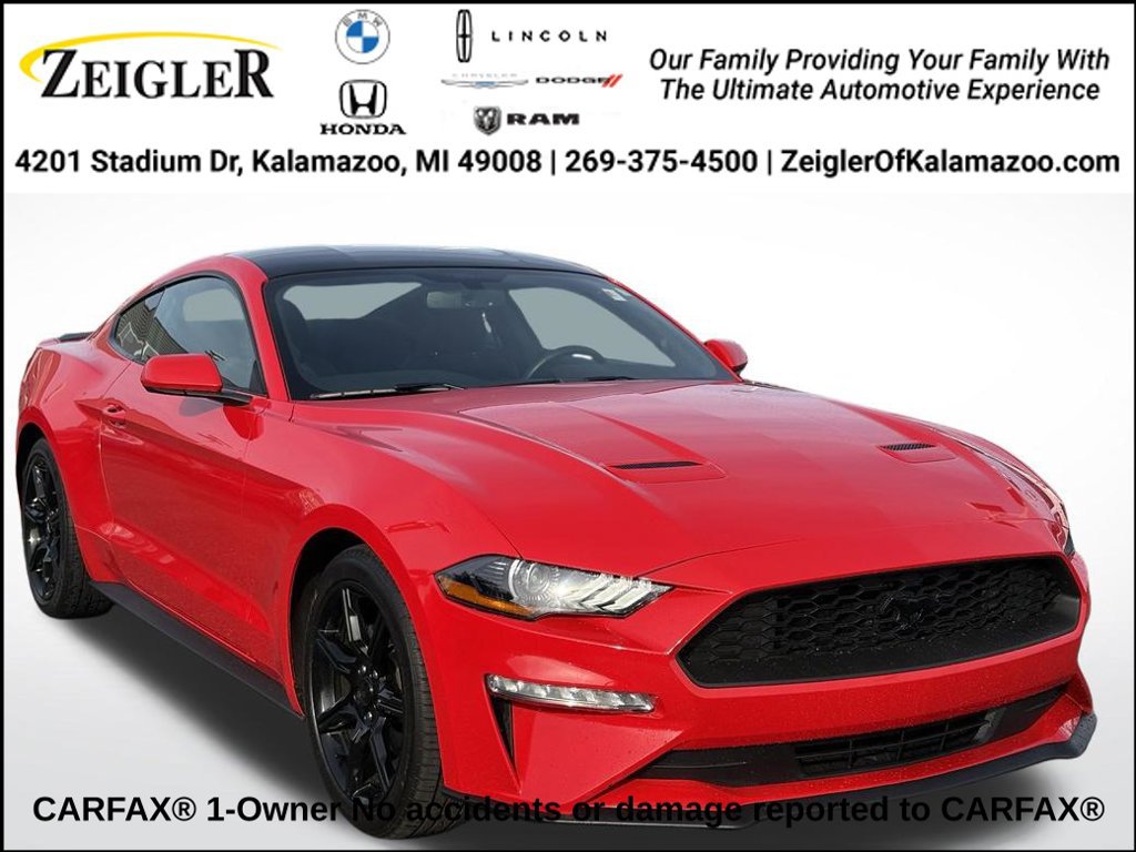 Used 2019 Ford Mustang Coupe w/ Black Accent Package RWD image 1