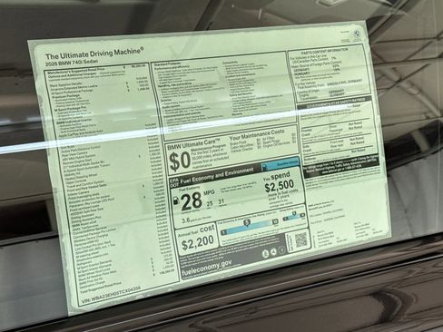 New 2026 BMW 740i w/ Premium Package image 29