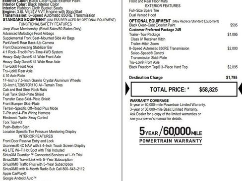 Used 2023 Jeep Gladiator Rubicon w/ Trailer Tow Package image 2