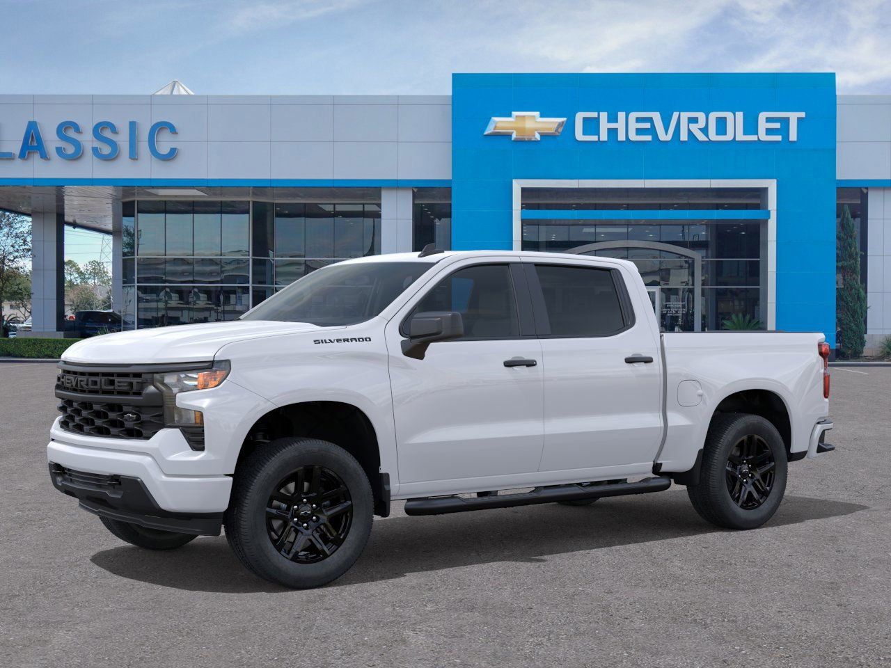New 2024 Chevrolet Silverado 1500 Custom w/ LPO, Dark Essentials Package RWD image 2