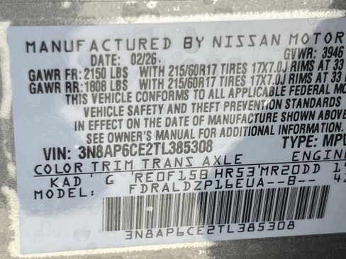 New 2026 Nissan Kicks SV image 16