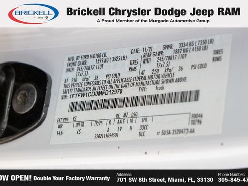 Used 2021 Ford F150 XL w/ Trailer Tow Package RWD image 30