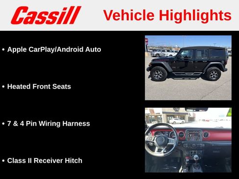 Used 2022 Jeep Wrangler Unlimited Rubicon w/ LED Lighting Group image 21
