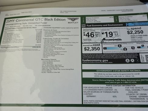New 2025 Bentley Continental GTC image 45