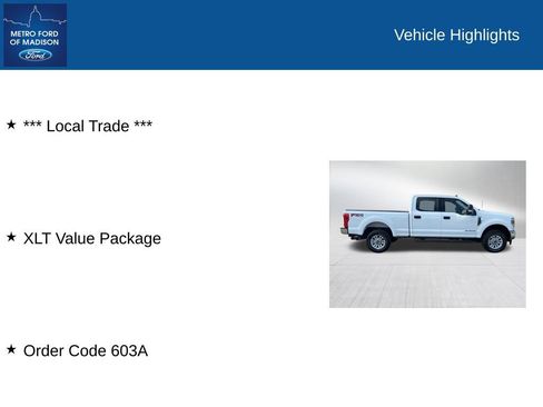 Used 2019 Ford F250 XLT w/ XLT Value Package AWD/4WD image 2