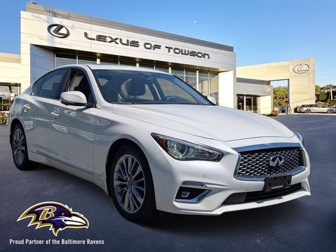 Used 2022 INFINITI Q50 Luxe w/ Cargo Package image 1