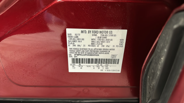 Used 2019 Ford Edge ST w/ Equipment Group 401A AWD/4WD image 28