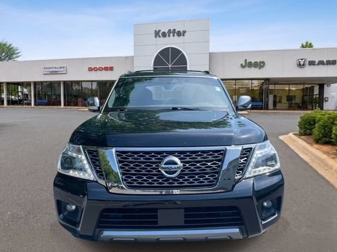 Used 2019 Nissan Armada Platinum w/ Captain's Chairs Package AWD/4WD image 3