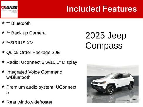 Used 2025 Jeep Compass Trailhawk AWD/4WD image 5