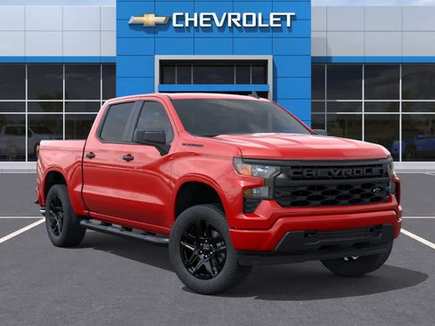 New 2026 Chevrolet Silverado 1500 Custom w/ Turbomax Blackout Package AWD/4WD image 7