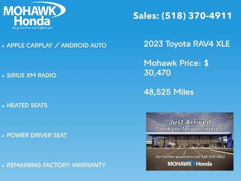 Used 2023 Toyota RAV4 XLE w/ Convenience Package AWD/4WD image 4